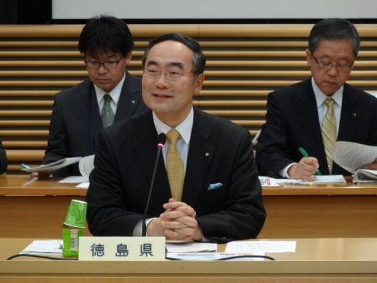 画像：総合戦略･政権評価特別委員長（徳島県知事）
